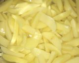 A picture of step 1 of Sultan chips with Tofu.