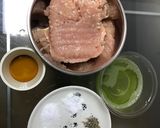 Hình bước làm 1 của món Giò gà chanh nhỏ