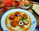 A picture of step 8 of Malai kofta.