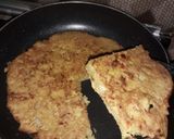 A picture of step 7 of Yam pizza.