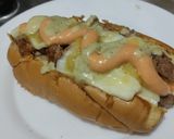 Foto del paso 9 de la receta: Sándwich🌭de carne🍖, queso🧀y verduras cremosas🥕🧅🥒😜!!!