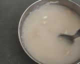 A picture of step 1 of Foccaccia bread.