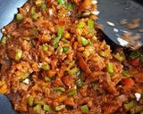 A picture of step 5 of Paneer cheese ghotala.