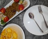 عکس مرحله 3 از دستور کباب تابه ای بادمجان کبابی در فر
