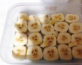 Foto langkah ke 3 dari resep Puding Pisang Vla Cokelat.