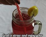 A picture of step 3 of Strawberry Grenadine Lime Mocktail | 2 Minutes Mug Mocktail.