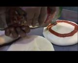 A picture of step 1 of Mini pizza.
