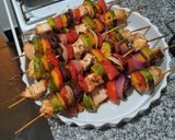 Foto del paso 6 de la receta: Brochettes de pollo y verduras