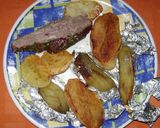 Foto del paso 7 de la receta: Carne al horno con papas y batatas