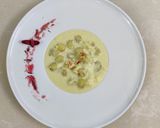 A picture of step 2 of Makhana firni.