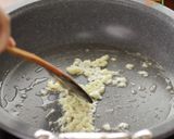 A picture of step 6 of Shrimp Pasta with Shitake Mushroom.