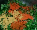 आलू पालक सब्जी(Aloo palak sabzi recipe in hindi) रेसिपी चरण 2 फोटो