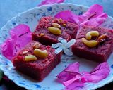 A picture of step 5 of Beetroot Barfi.