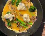 Omelette, mushroom, broccoli & soft Gorgonzola recipe step 8 photo