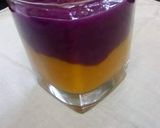 A picture of step 8 of Mango jamun panacotta.