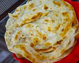 A picture of step 6 of Masala Lachha parantha.