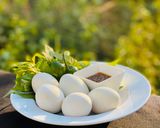 Hình bước làm 6 của món Hột Vịt Hấp Thảo Mộc