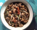 Foto langkah ke 6 dari resep Cumi Saus Tiram.
