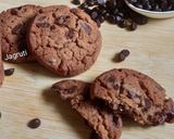 A picture of step 4 of Eggless Double Chocolate Cookies !!.
