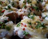 A picture of step 4 of Baked Rosemary Cheesy Potatoes.
