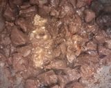 A picture of step 2 of Liver stew.