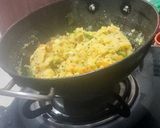 A picture of step 6 of Vegetable masala upma.