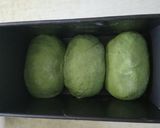 Foto langkah ke 4 dari resep Matcha red beans bread/Roti Matcha isi kacang merah.