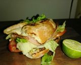 Foto del paso 7 de la receta: Tortas de jamón calientes rellenas de queso asadero