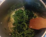 A picture of step 4 of Spanakorizo (Greek Spinach and Rice).