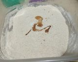 A picture of step 2 of Lachha Paratha.