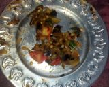 A picture of step 4 of Mach e vat e bangali-a lunch thali.