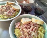 Foto del paso 5 de la receta: Pasta Carbonara Súper Rápida