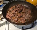Lecsós pirított pulykamáj recept fázis 5 fotója