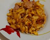 Foto langkah ke 5 dari resep Macaroni Telor Sosis.