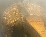 A picture of step 4 of Qeema lobiya pulao.