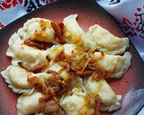 Фото кроку 4 до Вареники с картофелем и шкварками.