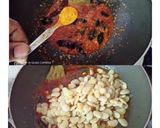 A picture of step 4 of Gujarati Vaal Nu Shaak (Lima Beans Curry).