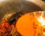 A picture of step 3 of Gobi Aalo.