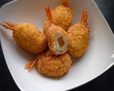 Foto langkah ke 6 dari resep Bola Udang Ayam isi Keju Mozarella.