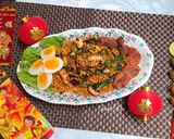 Hình bước làm 5 của món Mì trường thọ