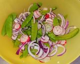 Burgonyasaláta francia 🇫🇷 dresszingben - vegán recept fázis 2 fotója