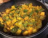 Une image de l'étape 9 de Courgettes et céleri branche aux épices indiennes,ciboulette et citron.