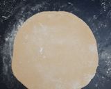 A picture of step 7 of Puri and potato curry.