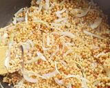 Une image de l'étape 1 de Risotto de fregula à la tomme de rhuys et pousses d'épinards.