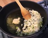 Une image de l'étape 5 de Soleil de fondue de poireaux au jus de sanglier et mortadelle de Bologne.
