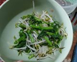 Foto langkah ke 3 dari resep Sayur Urap Selada Air-Tauge-Jipang/Labu Siam.