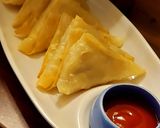 A picture of step 1 of Corn Cheese Samosa.