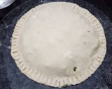 A picture of step 2 of Leftover upma paratha.