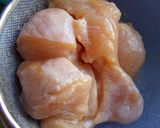 Foto del paso 1 de la receta Pasta con pollo y guisantes en salsa especiada