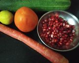 A picture of step 1 of Veg salad.